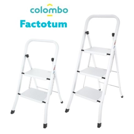 escalera acero pintado 2 peldaños factotum "colombo"