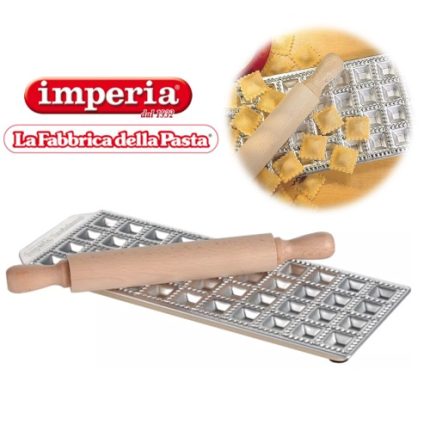 molde manual tradicional 44 raviolis pequeños raviolamp "imperia"