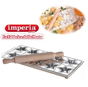 molde manual tradicional 10 raviolis estrella raviolamp "imperia"