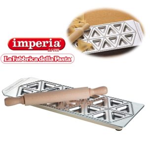 molde manual tradicional 18 raviolis triangular raviolamp "imperia"