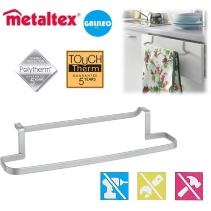 colgador paño cocina color plata galileo polytherm "metaltex"