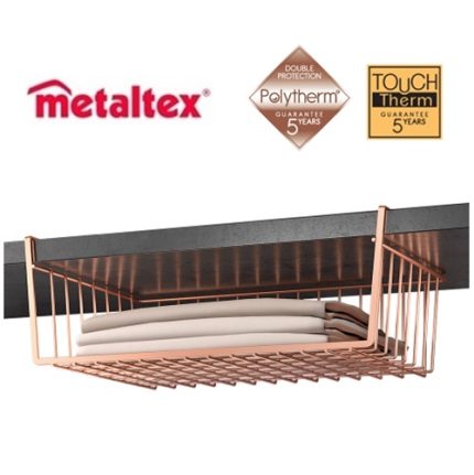 estante intermedio kanguro 40 cm cobre polytherm copper metallic "metaltex"