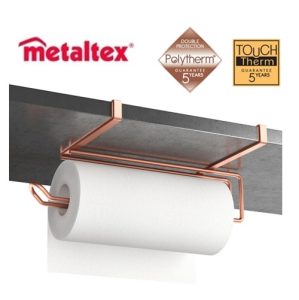 portarrollos de cocina easy roll cobre polytherm copper metallic "metaltex"