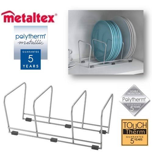 organizador/soporte para platos polytherm metallic "metaltex" organizador/soporte para platos polytherm metallic "metaltex"