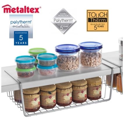 cesta debajo del estante kanguro 40 polytherm metallic "metaltex"