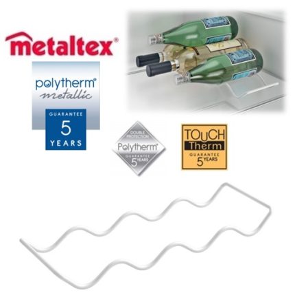 soporte botellas grandes/botellas de vino o latas ola 10 polytherm metallic "metaltex"