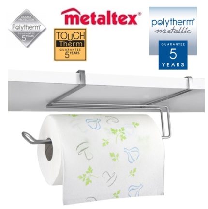 portarrollos de cocina easy roll undershelf polytherm metallic "metaltex"